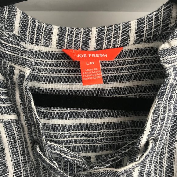 Joe Fresh Linen Dress Large - Picture 3 of 5